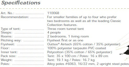 Renner XXL Magazin | Trout Lake - Outwell 4 Personen Zelt