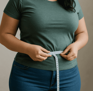 rau misst taille mit maßband zur größenfindung für outdoorhose