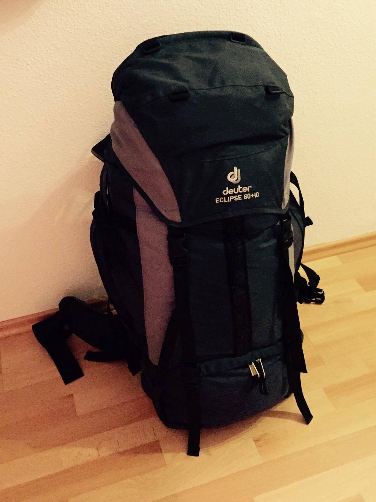 Trekking-Rucksack Deuter Aircontact mit 70 Litern Volumen für 14 Tage Peaks of the Balkans