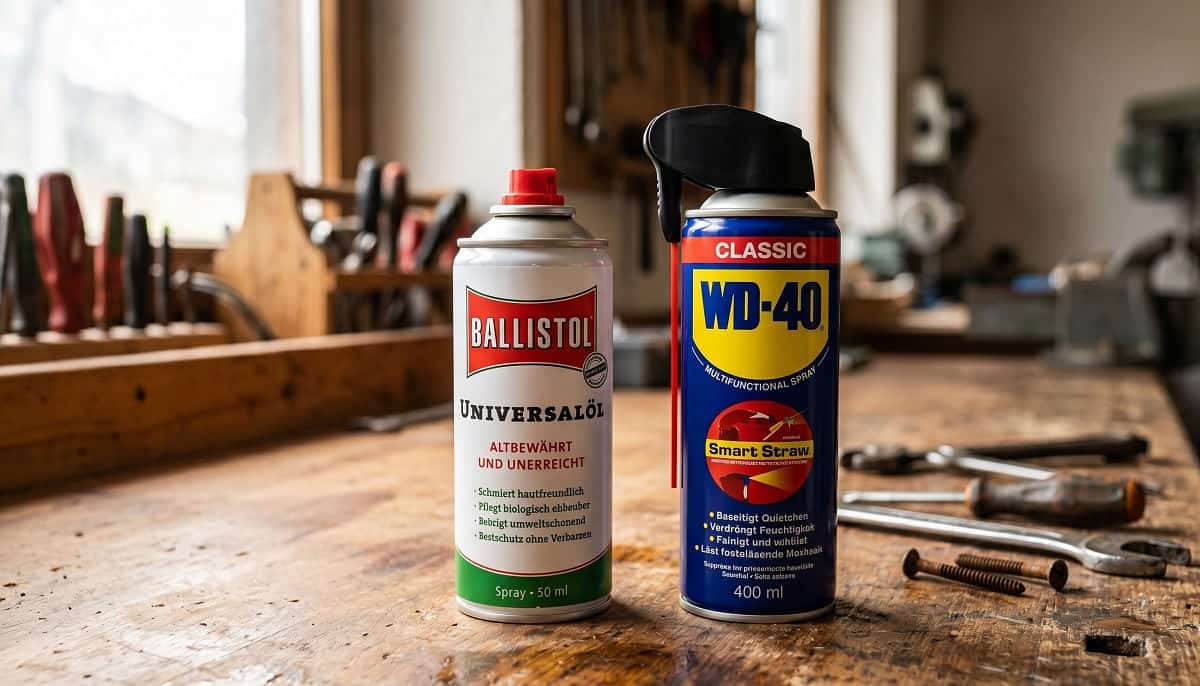 Ballistol oder WD-40 - Universalöle im direkten Vergleich