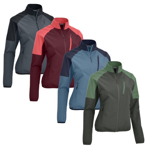 Maul Kepler Damen Softshell Trekkingjacke leicht und dünn