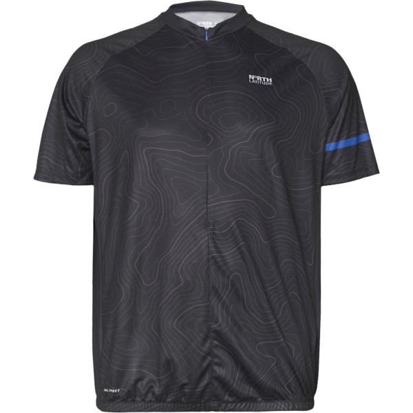 North 56 Herren Fahrradtrikot durchgehender Reißverschluss