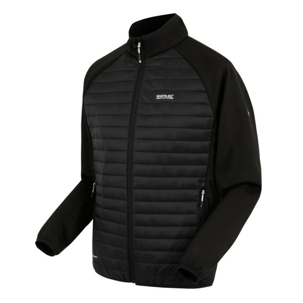 Herren Hybrid Stretch-Steppjacke Übergrössen