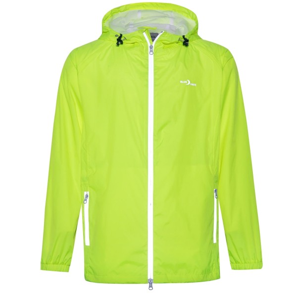 Herren Regenjacke Übergrößen neon-gelb leicht packbar