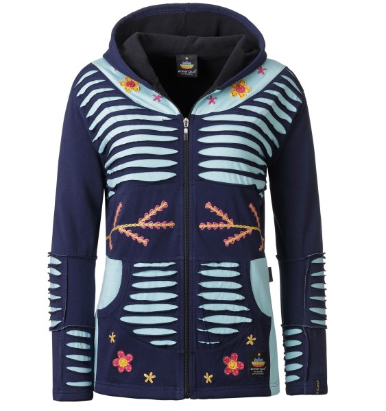 Ankerglut Sonne Damen Patchwork Jacke