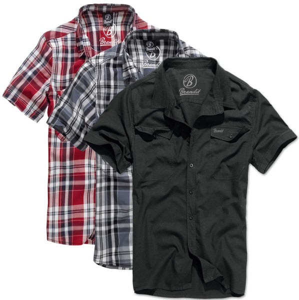 Roadstar Shirt Leichtes Herren Hemd Kurzarm