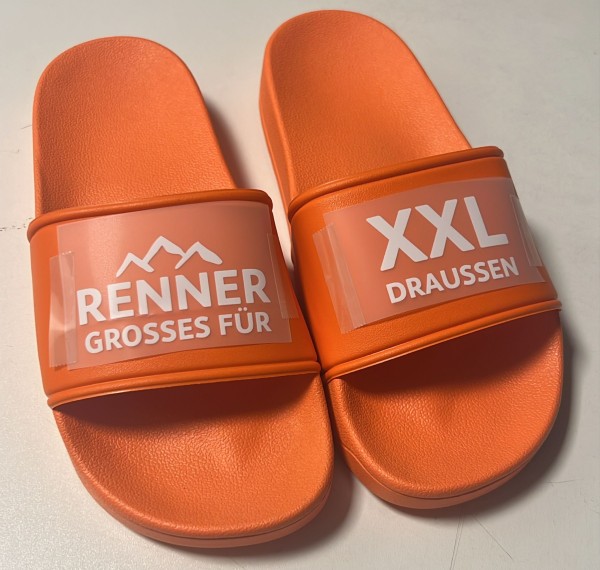Renner XXL Badelatschen Großes für Draußen Renner XXL Badelatschen Großes für Draußen