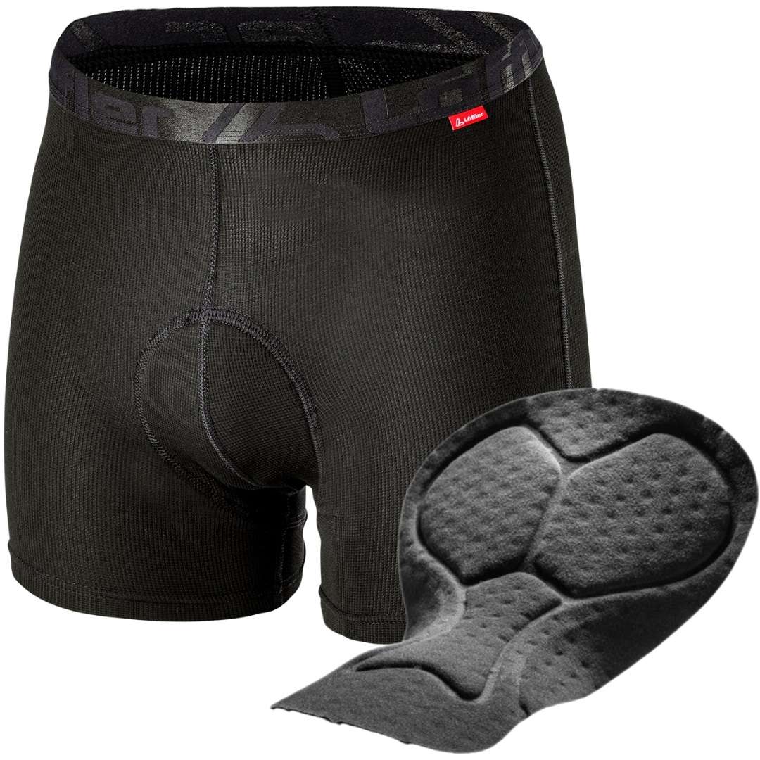 Löffler Basic Herren Radunterhose mit Polster in großen Größen