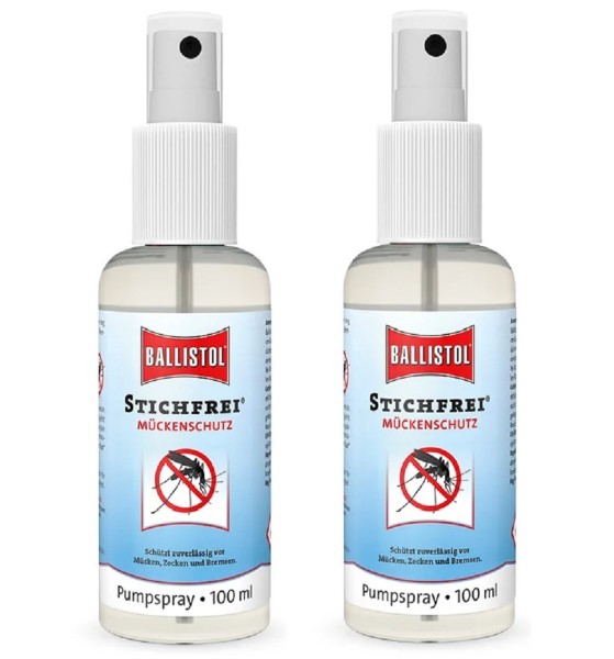 BALLISTOL Stichfrei MückenSpray Sparpack | 2x 100 ml