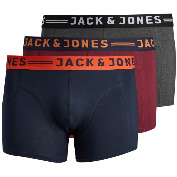 Jack and Jones Herren Unterhosen - Baumwolle - 3 PACK