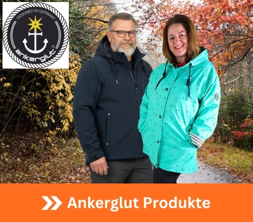 Ankerglut Outdoorbekleidung in &Uuml;bergr&ouml;&szlig;en