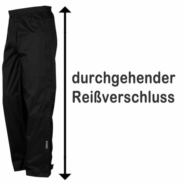 Pro-X Bozen Herren Fahrrad Regenhose Überhose XXL-6XL