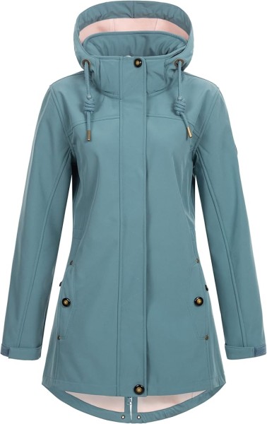 Ankerglut Brise Damen Softshellmantel