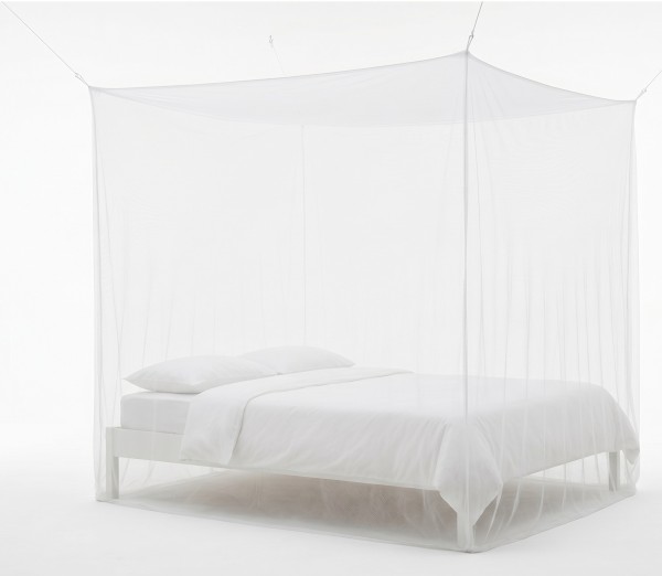 Moskitonetz feinmaschig Kastenform XXL Doppelbett