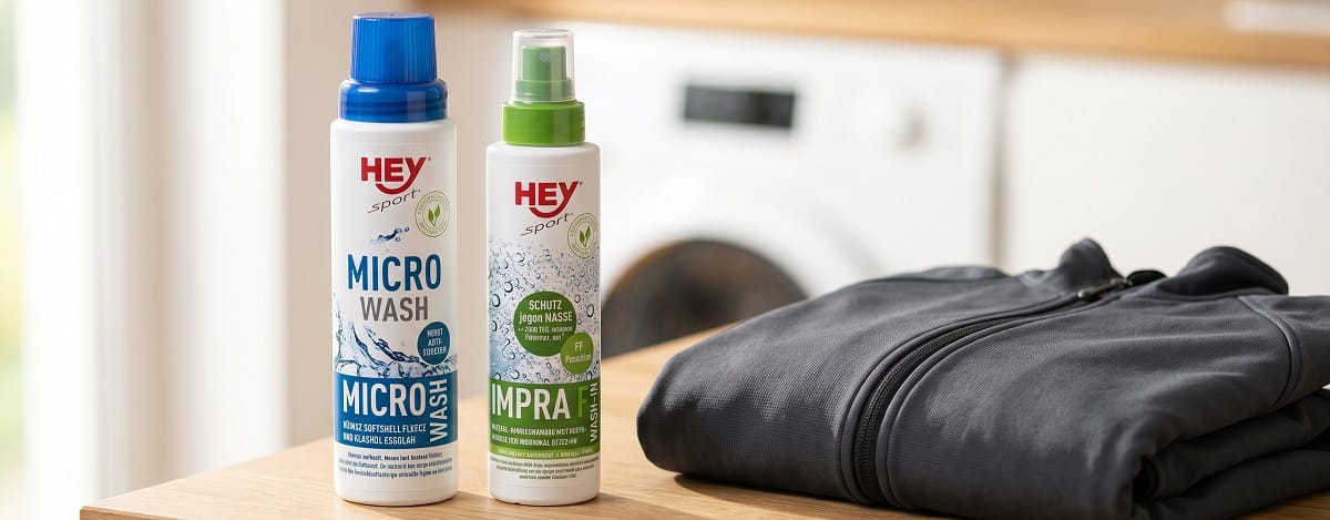 Hey Sport Softshell Waschmittel und Imprägnierspray