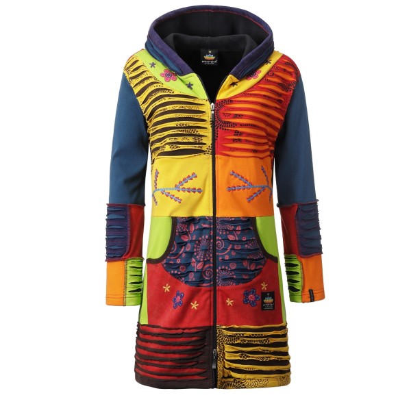 Ankerglut Stern Damen Patchwork Jacke große Größen