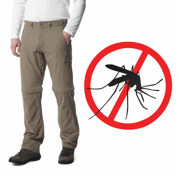 Craghoppers Convertible Herren Zipphose Mückenschutz