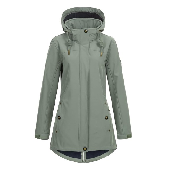 Ankerglut Brise Damen Softshellmantel