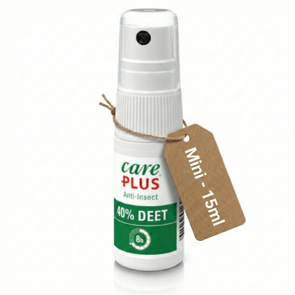 Care Plus DEET 40% Mini - Mückenspray Insektenschutz - 15 ml