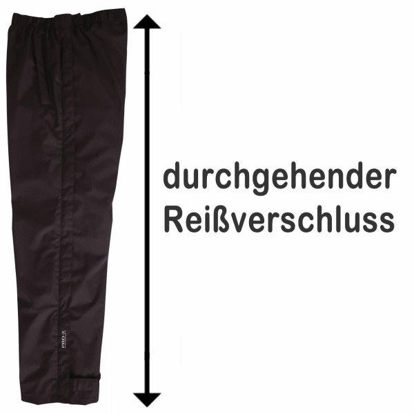 Pro-X Logan Damen Regenhose Seitlicher Reißverschluss