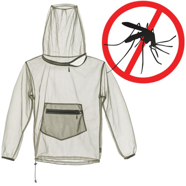Pinewood Moskito Mückenschutz Überwurf Jacke mit Packsack