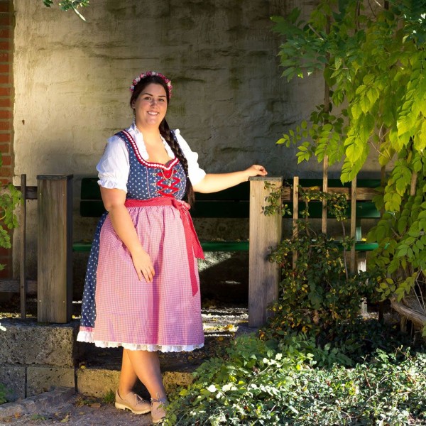 MADDOX Eibsee Trachten Dirndl Damen Übergrößen