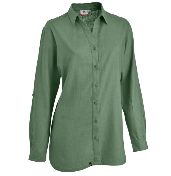 Maul Rosenberg Damen Krempelbluse Leinen