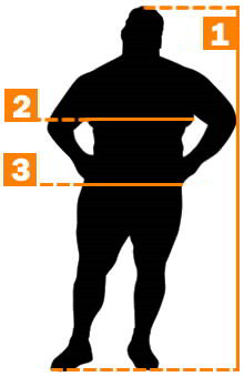 Messen für die Herren Maßtabelle