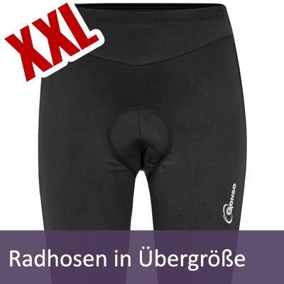 XXL Fahrradhosen & Shorts in Übergrößen | Damen und Herren 