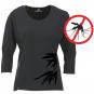 Maul Ini 3/4 Funktionsshirt Langarm Mückenschutz Schwarz