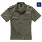 US Shirt 1/2 Kurz-Arm Herren Hemd Wasserabweisend Olive