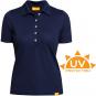 IQ UV 50+ Damen Polo Shirt mit UV Schutz Navy