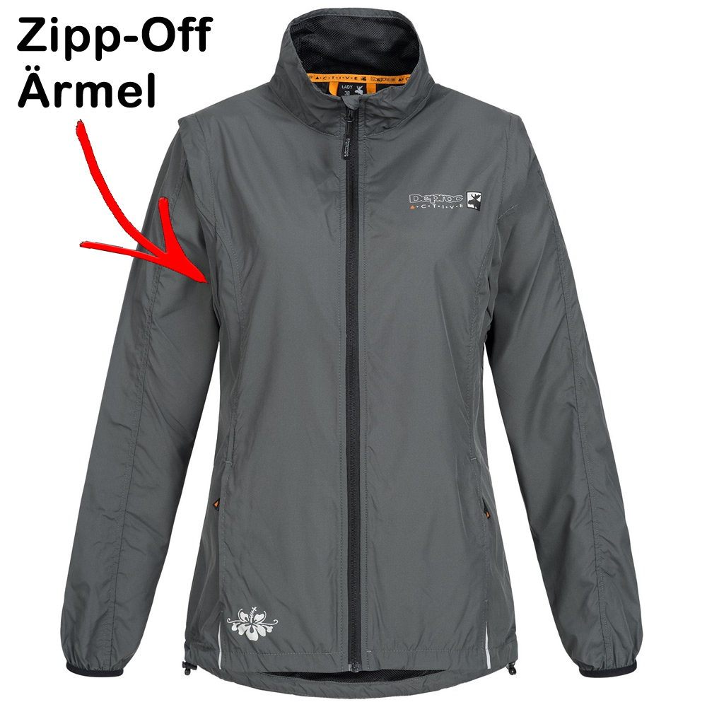 Deproc Ham Lady leichte Funktionsjacke | Ärmel ZIPP OFF Deproc Ham Lady leichte Funktionsjacke | Ärmel ZIPP OFF