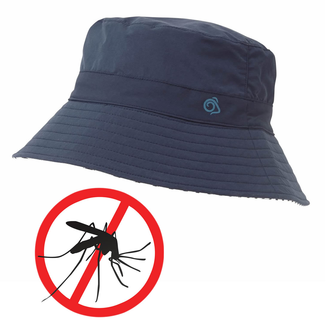Craghoppers Damen Sonnen Wende-Hut NosiLife Mückenschutz 