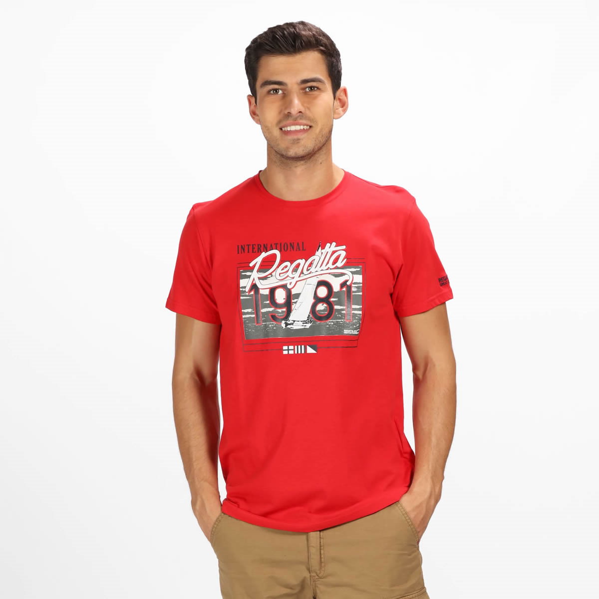 Freizeit Regatta Funktions-T-Shirt Janolan rot Herrenshirt NEU für Sport u 