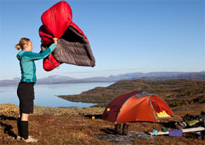 Schlafsack für Camping-Urlaube